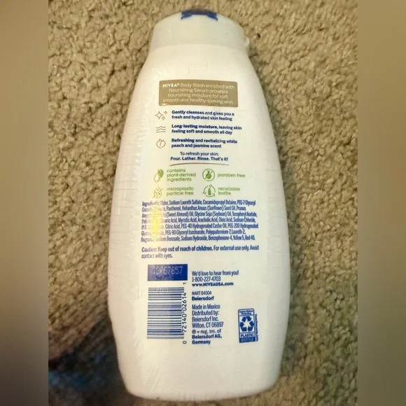 Nivea Body Wash New in Plastic. 20 oz. - Picture 2 of 3